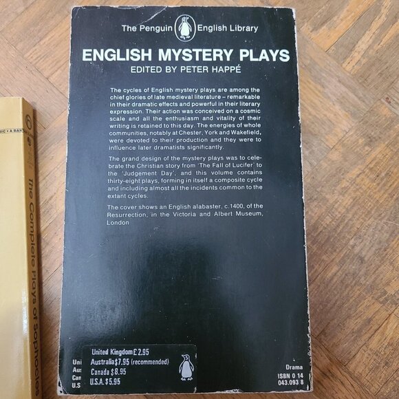 *4 for $20* English Mystery Plays Vintage Book - Picture 2 of 4